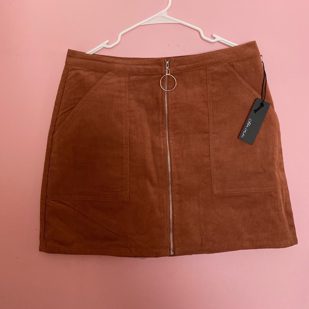 Corduroy skirt